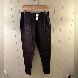 Motherhood Maternity Black Subtle Leopard Leggings